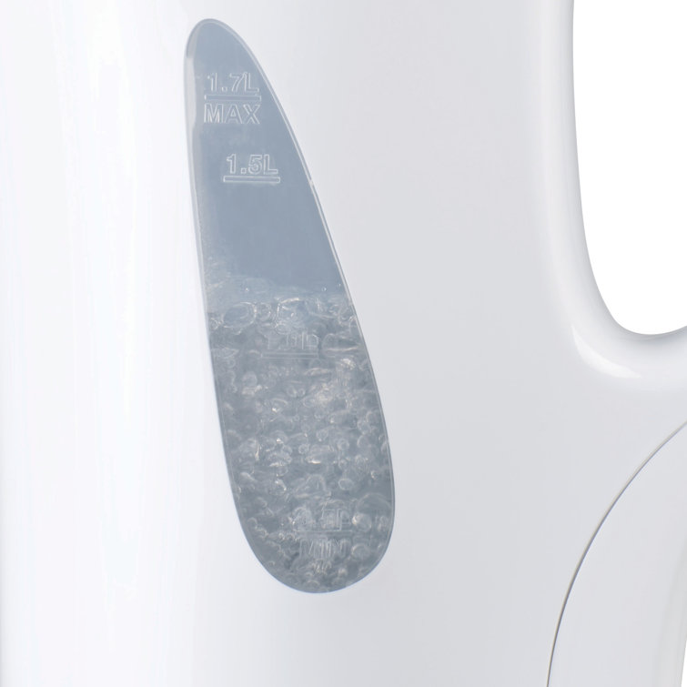 Daewoo Essentials Plastic 1.7 Litre Kettle And 2 Slice Toaster Set Black, Breakfast Combo, Fill